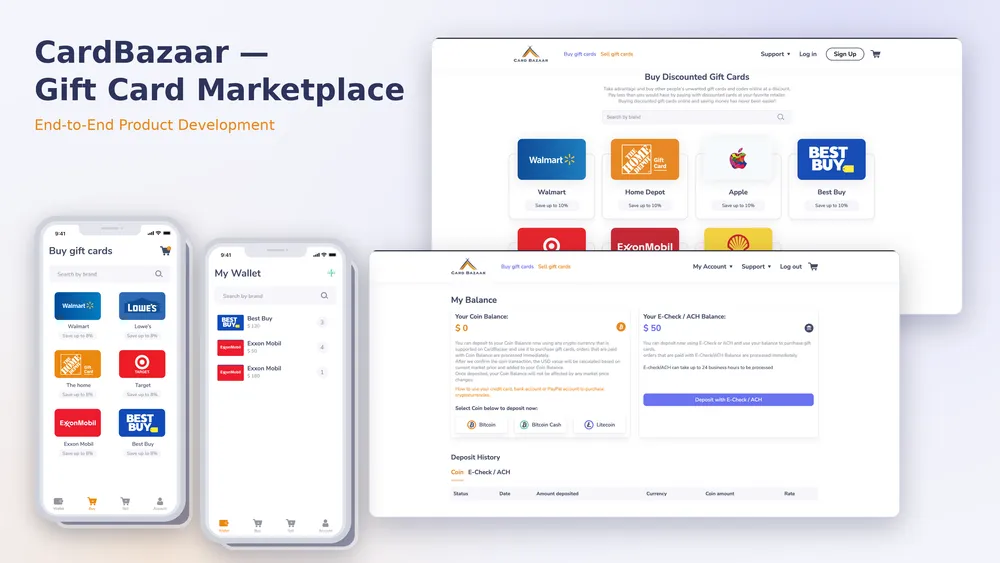 CardBazaar — Marketplace & FinTech