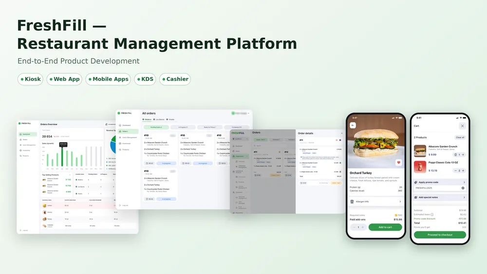 FreshFill — FoodTech & Hospitality